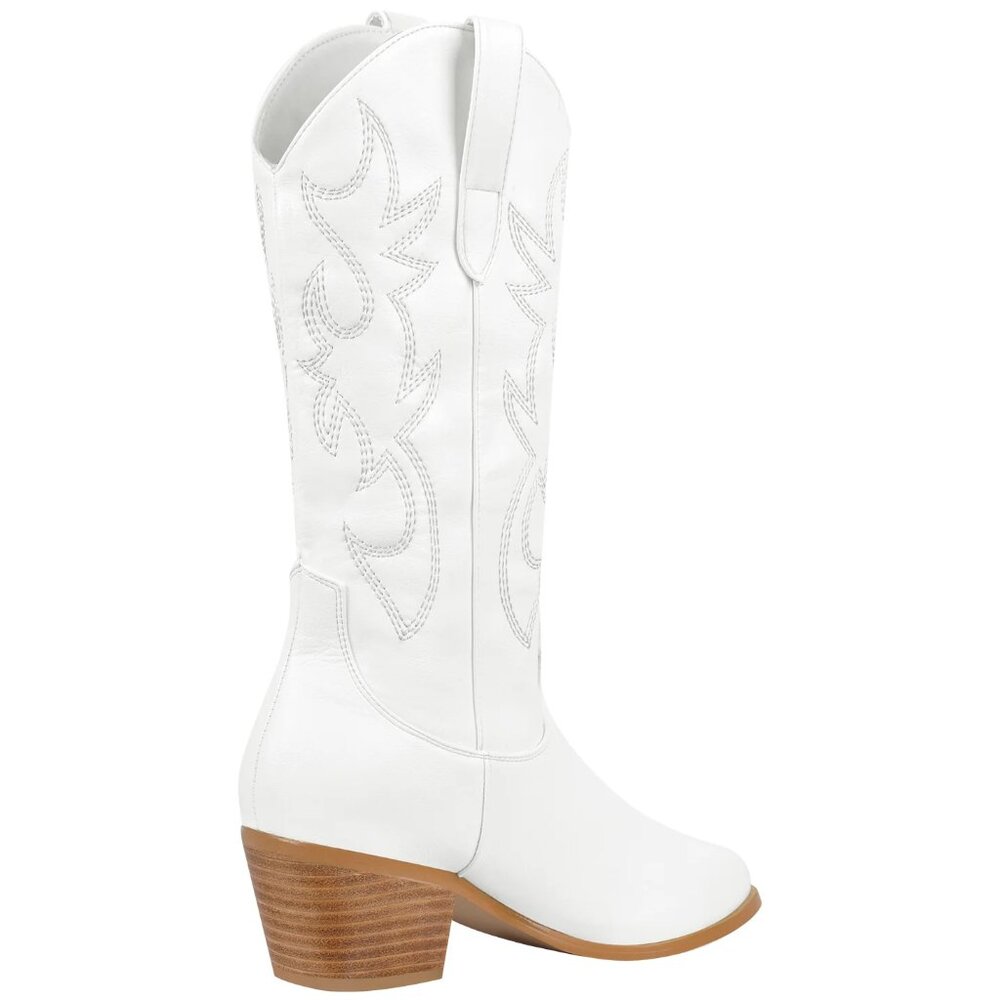 Only Makers White Cowboy Boots